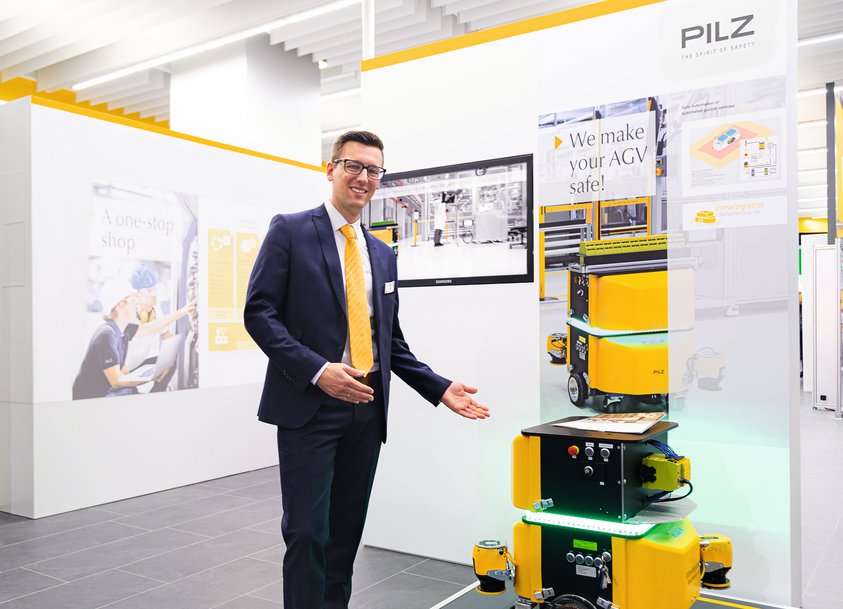 Pilz at LogiMAT 2023, Hall 6, Stand A21 - Safe, complete package for AGVS